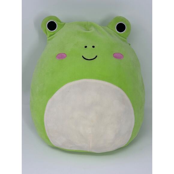 Squishmallows Wendy the Frog Plush 12” Green Kellytoy Kawaii Soft Stuffed Plush - Picture 1 of 7
